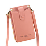 PU Leather Wallet Ladies Mobile Phone Messenger Bag