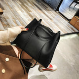 PU Leather Woman Shoulder Bags Handbags Women Bucket Bags Messenger Bag