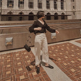 PU Leather Women Chain Messenger Bag Female Circle Bucket Shoulder Bags