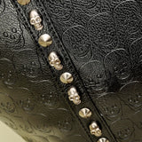 PU Leather Women Skull Printed Bag Female Solid Punk Shoulder Bag