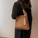 PU Leather Women's Tote Bag Shoulder Bag Classic Ladies Handbag