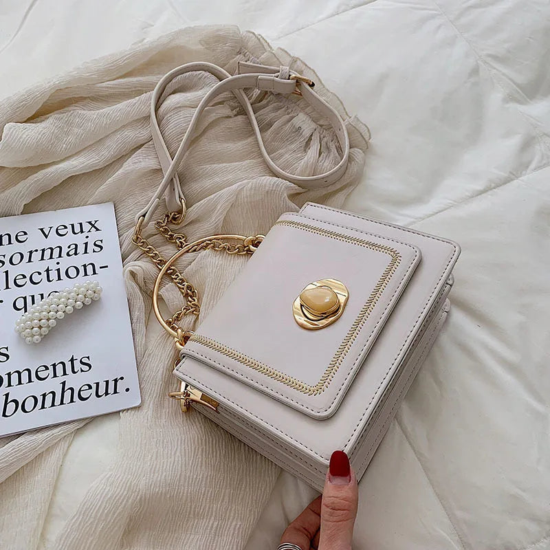 PU Handbags Ladies Crossbody Bags Female Shoulder Bag Solid Messenger Bags