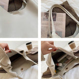 PU Shoulder Bags for Women Underarm Large Capacity Bucket Bag All-match OL Handb
