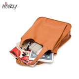 PU Leather Handbag Large Capacity Casual Tote Bag Shoulder Bag
