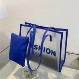 Clear PVC Jelly Bag Women Handbag Summer Shoulder Bags