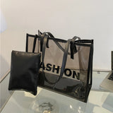 Clear PVC Jelly Bag Women Handbag Summer Shoulder Bags