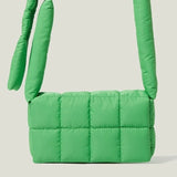 Quilted Crossbody Bag Nylon Winter Shoulder Small Flap Bag