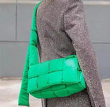 Quilted Crossbody Bag Nylon Winter Shoulder Small Flap Bag