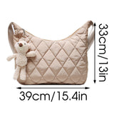 Quilted Nylon Woman Shoulder Bag Crossbody Winter Hobo