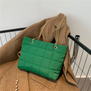 Winter Chain Crossbody Bag High Capacity Shoulder Bags For Wom