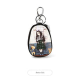 Small Leather Key Wallet Housekeepers Key Holder Case
