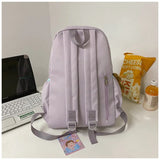 Teenage Girls Backpack Nylon School Bag Student Bookbag
