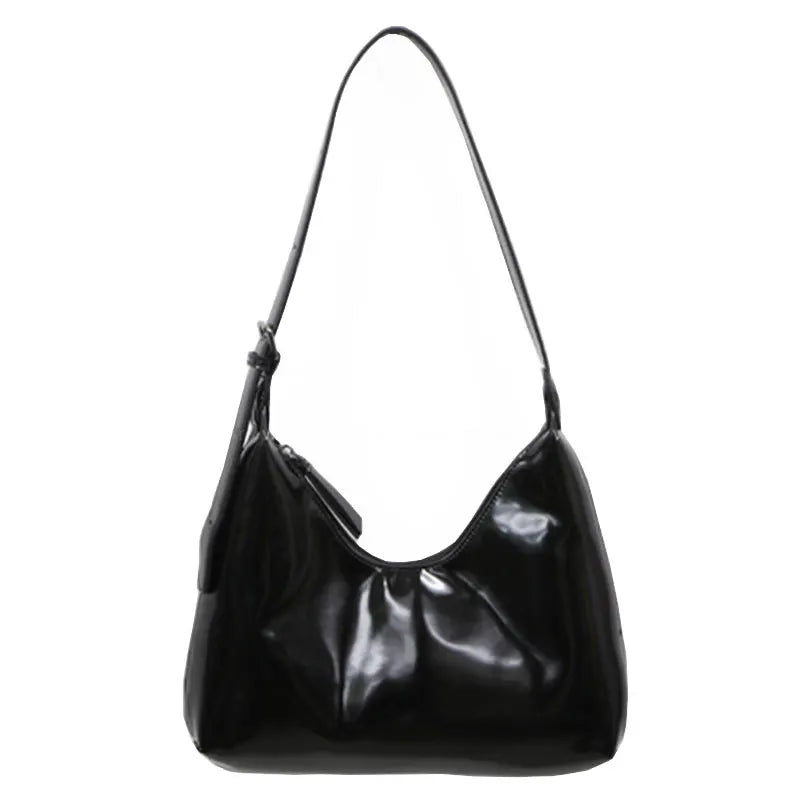 Patent Leather Women Handbag PU Leather Underarm Shoulder Bag