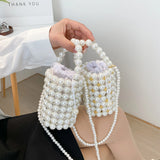 Beaded Shoulder Bag Mini Crossbody Clutches Purse Streetwear