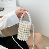 Beaded Shoulder Bag Mini Crossbody Clutches Purse Streetwear