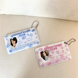 Kpop Idol Photocard Holder Keychain