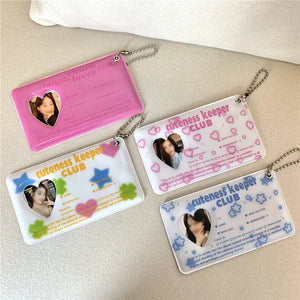 Kpop Idol Photocard Holder Keychain