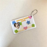 Kpop Idol Photocard Holder Keychain