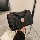 Plaid Chain Small Bag Women's Casual Crossbody Bag
