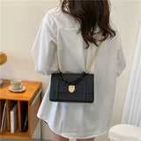 Plaid Chain Small Bag Women's Casual Crossbody Bag