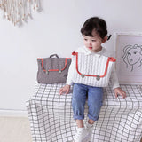 Plaid Cotton Fabric Backpack Vintage Diamond Lattice Backpacks School Bag