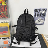 Plaid Leisure School Bag Girl Travel Laptop Student Backpack