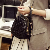 Plaid PU Leather Crossbody Bags for Women Messenger Bags Handbags