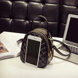 Plaid PU Leather Crossbody Bags for Women Messenger Bags Handbags