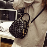 Plaid PU Leather Crossbody Bags for Women Messenger Bags Handbags