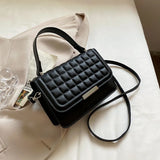 Plaid Shoulder Bag Small Handbag for Women
