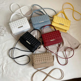 Plaid Shoulder Bag Small Handbag for Women