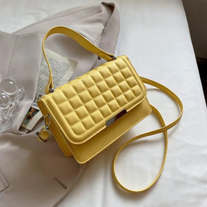 Plaid Shoulder Bag Small Handbag for Women