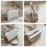 Plaid Shoulder Bag Small Handbag for Women