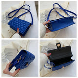 Summer Crossbody Bag Plaid Small Shoulder Bag