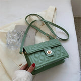 Summer Crossbody Bag Plaid Small Shoulder Bag