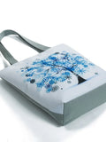 Plant Printed Shoulder Bags Women Eco Reusable Tree Shopping Bag