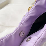 Plated Cloud Bag PU Leather Shoulder Crossbody Bag