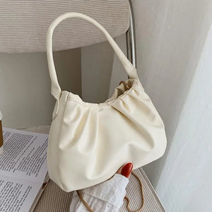 Pleated Women Shoulder Bag Chain Strap Crossbody Bags