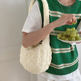 Plaid Shoulder Bag Large Capacity Women's Clutch Purse