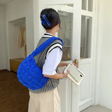 Plaid Shoulder Bag Large Capacity Women's Clutch Purse