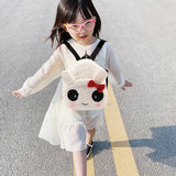 Plush Backpack Children Animal Knapsack Kids Baby Princess School Bag