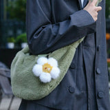 Women's Large-Capacity Furry One-Shoulder Bag