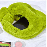 Plush Handbag Soft Shoulder Bag Winter Warm Top-handle Casual Small Wallet