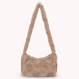 Solid Women Top-handle Underarm Bags Casual Zipper Shoulder Handbags