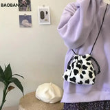 Retro Leopard Bag Women's Shoulder Messenger Mini Handbag Crossbody Bags