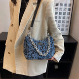 Plush Shoulder Bags Women Winter Handbags Daily Versatile Female Handbag