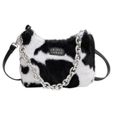 Plush Shoulder Bags Women Winter Handbags Daily Versatile Female Handbag