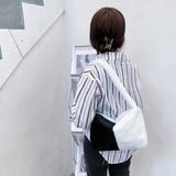Animal Pattern Plush Shoulder Bag Mini Underarm Purse Crossbody Tote