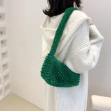 Solid Women Shoulder Handbags Casual Top-handle Bag