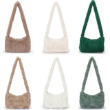 Solid Women Shoulder Handbags Casual Top-handle Bag